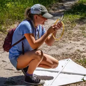 Royal working in the field